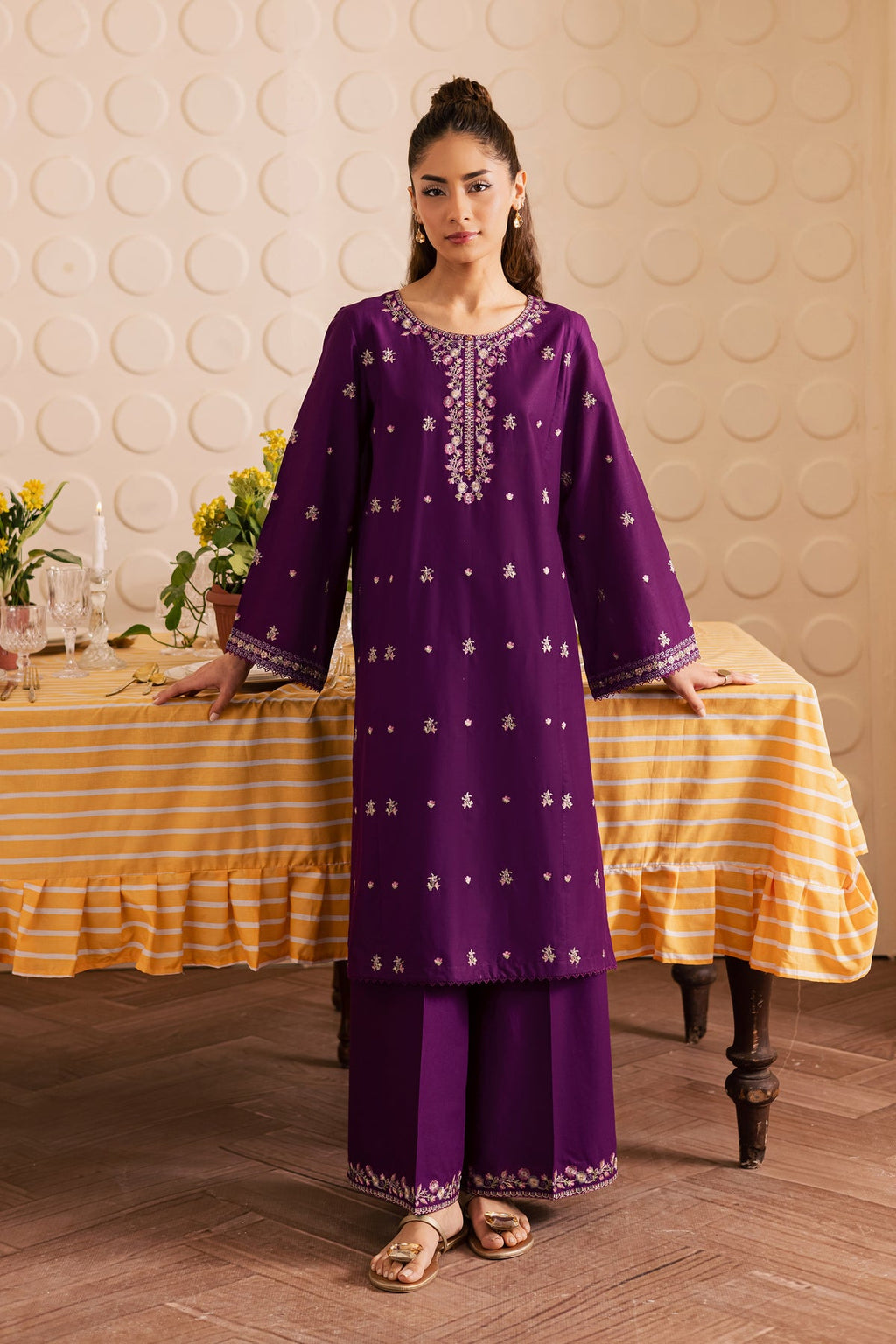 Elaria - 2Pc Stitched Embroidered Lawn Dress