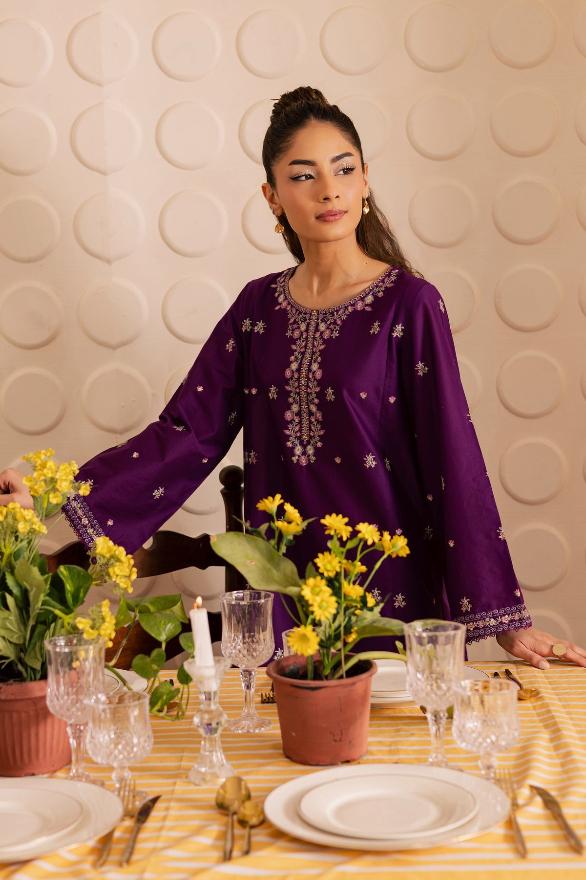 Elaria - 2Pc Stitched Embroidered Lawn Dress