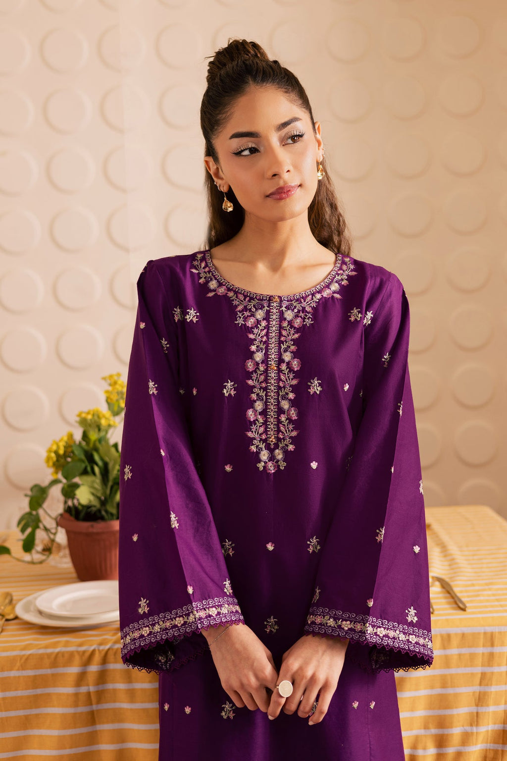 Elaria - 2Pc Stitched Embroidered Lawn Dress