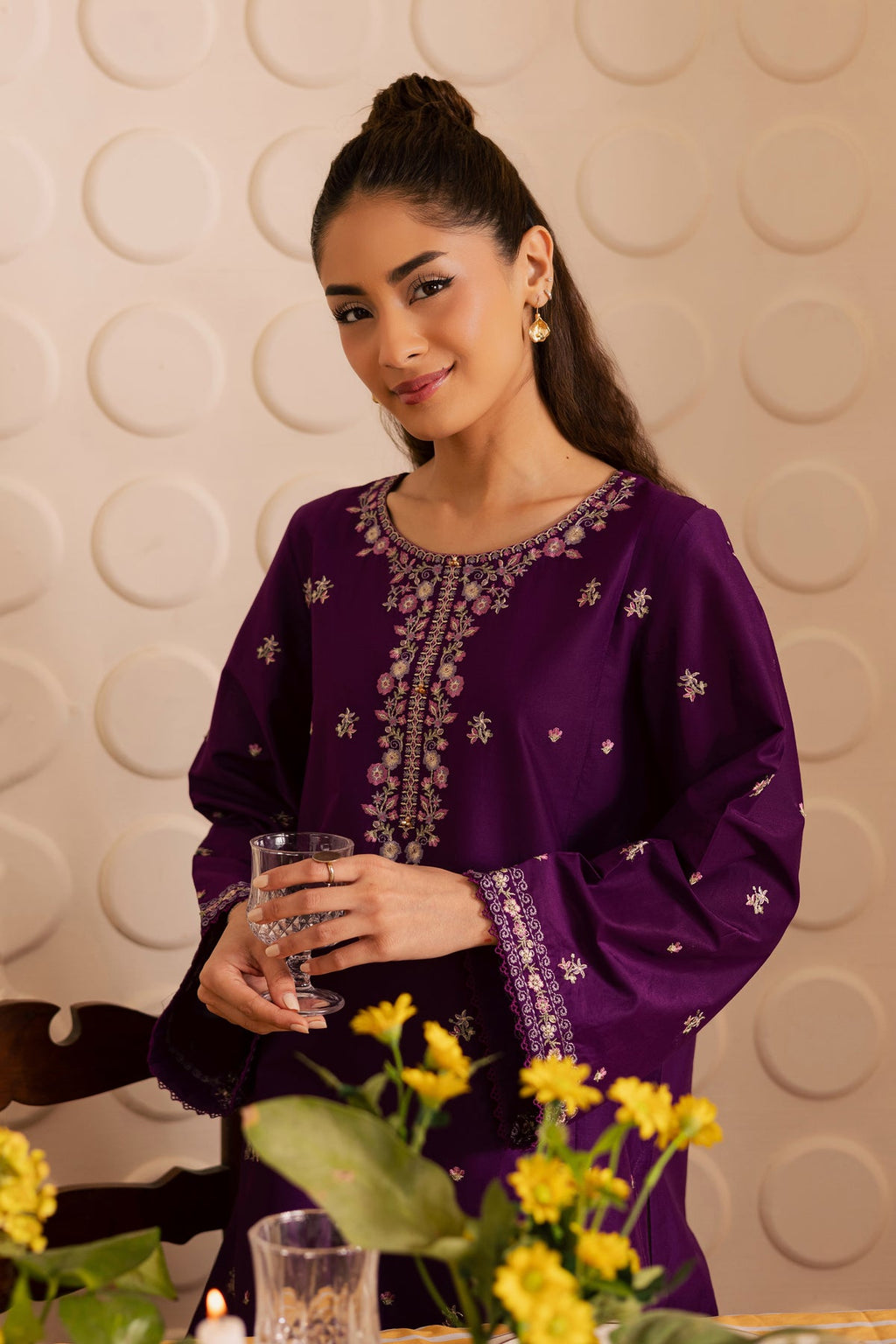 Elaria - 2Pc Stitched Embroidered Lawn Dress