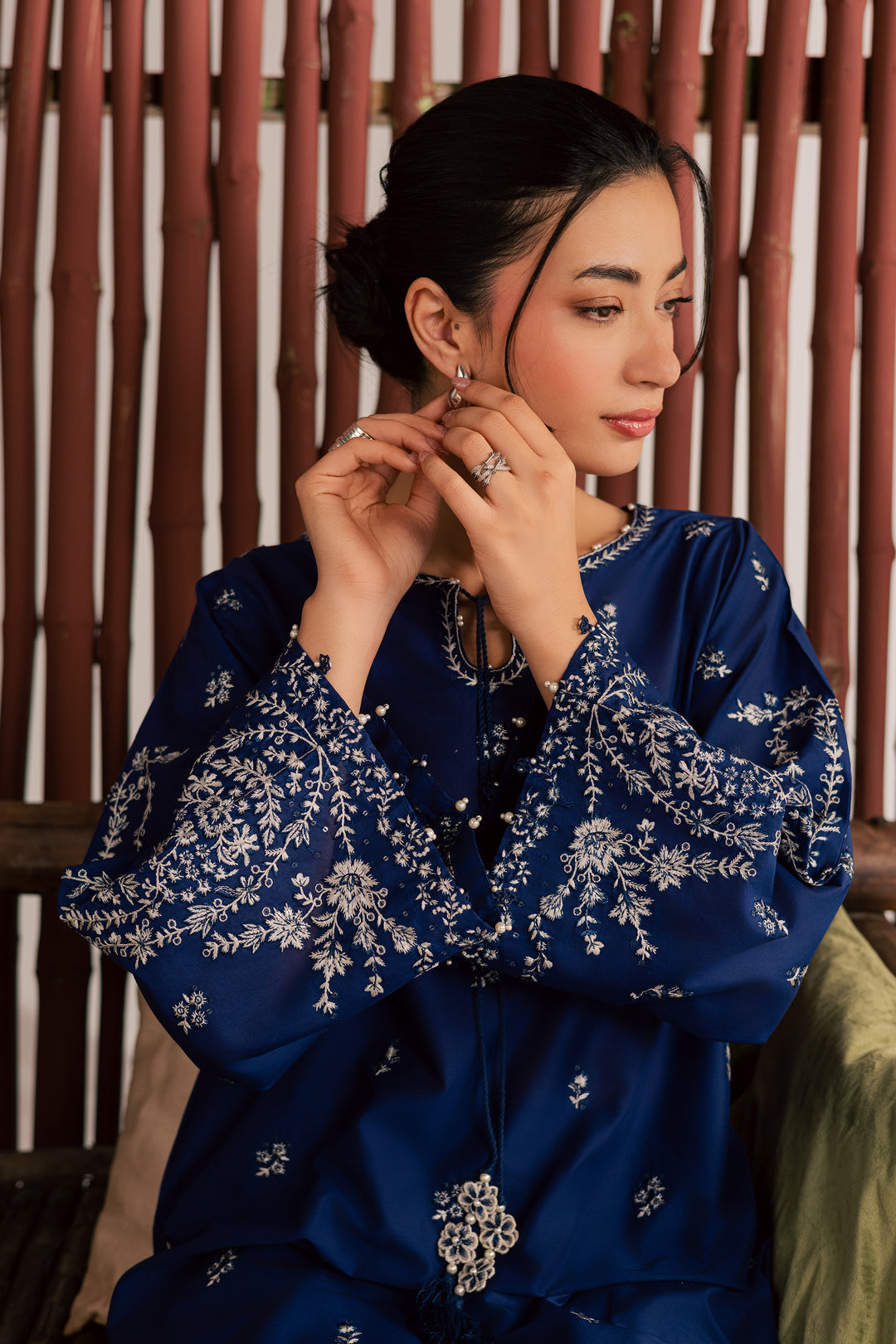 Blue Nairobi 2Pc - Embroidered Lawn Dress