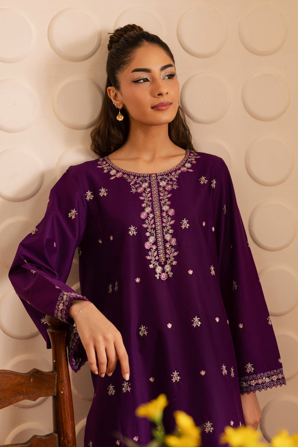 Elaria - 2Pc Stitched Embroidered Lawn Dress
