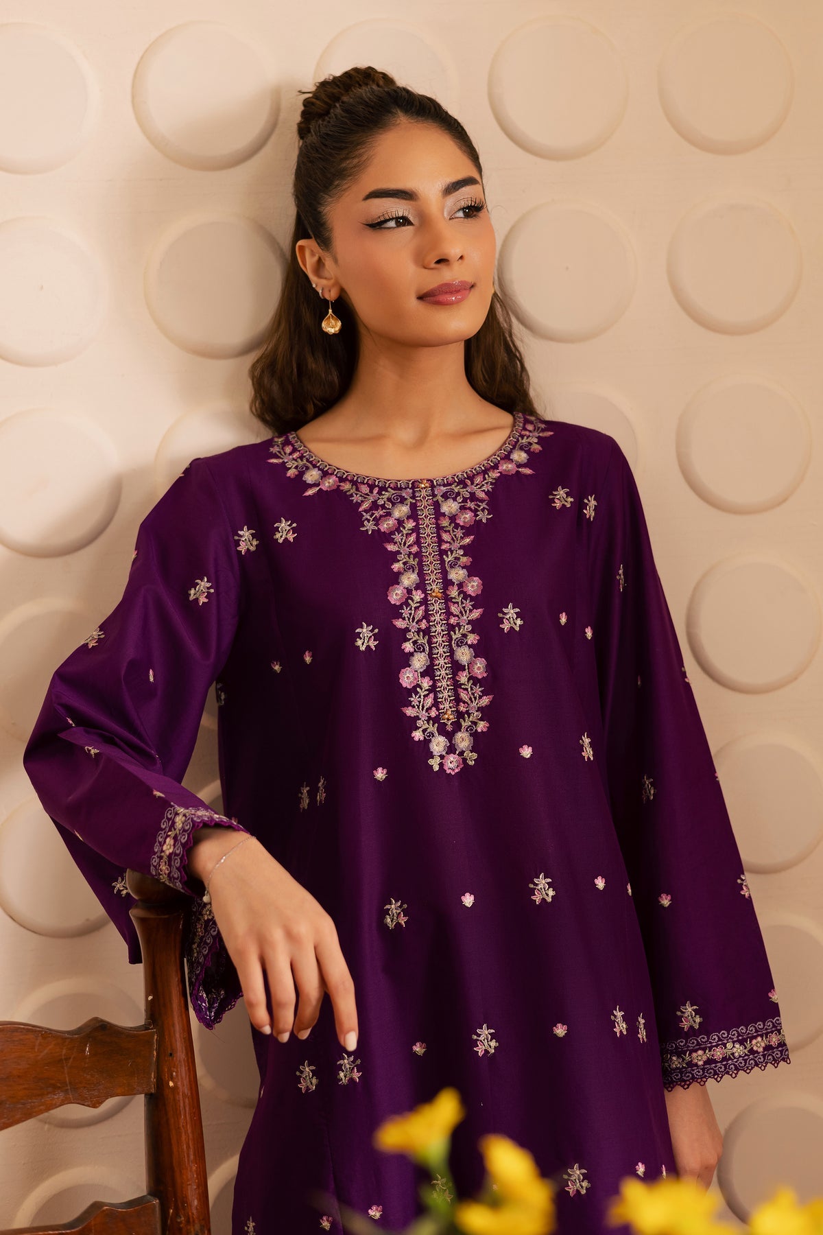 Elaria - 2Pc Stitched Embroidered Lawn Dress