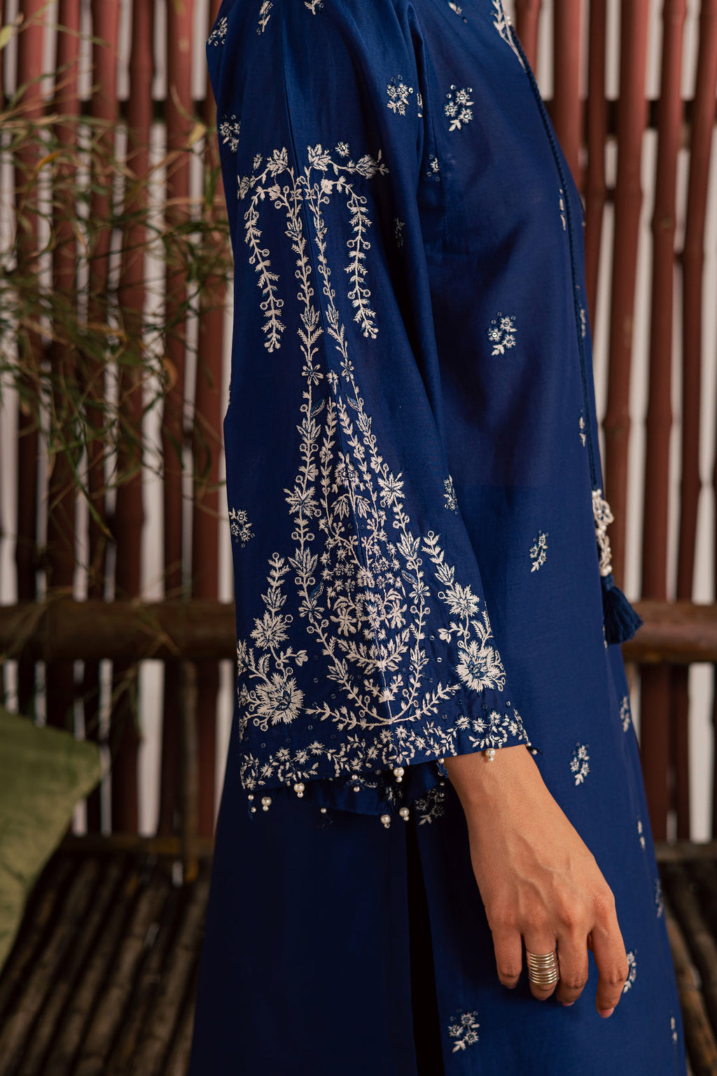 Blue Nairobi 2Pc - Embroidered Lawn Dress
