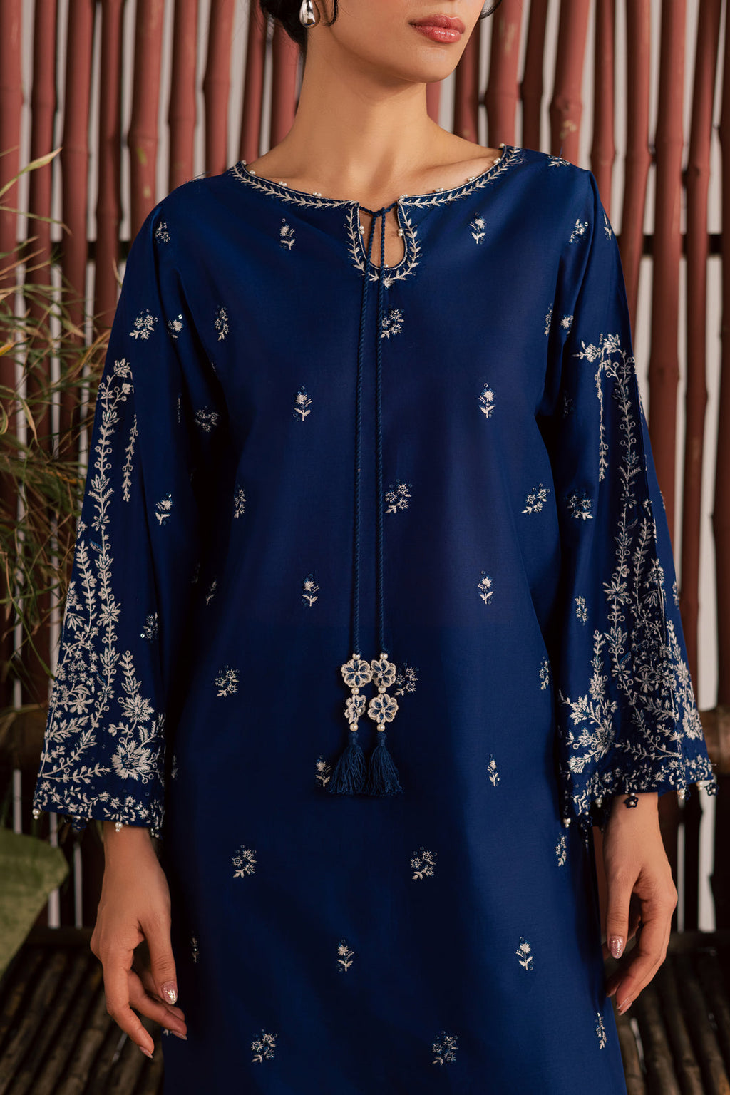 Blue Nairobi 2Pc - Embroidered Lawn Dress