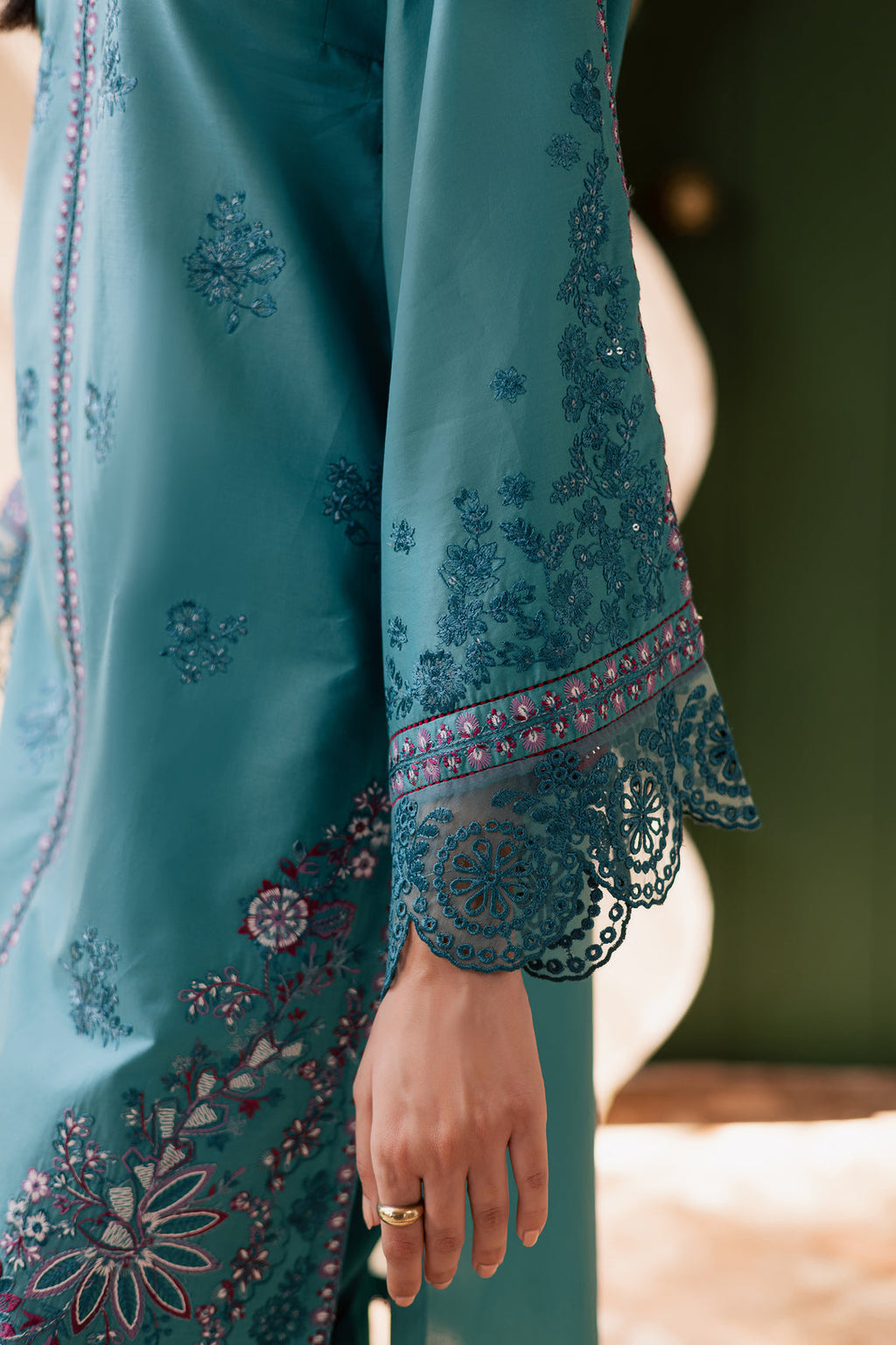 Versak 2Pc - Embroidered Stitched Dress
