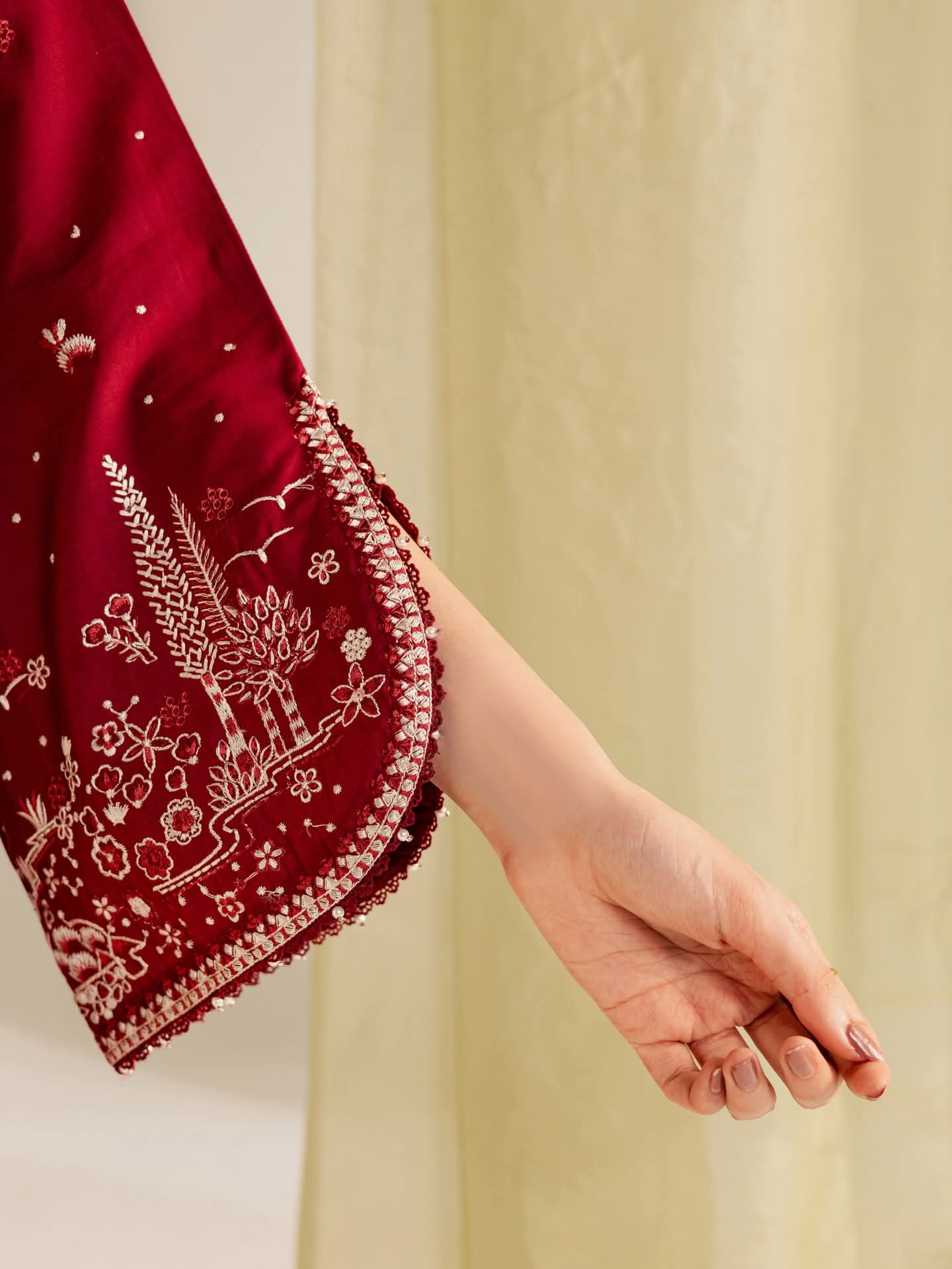 Manzar- 2Pc Stitched Embroidered Lawn Dress